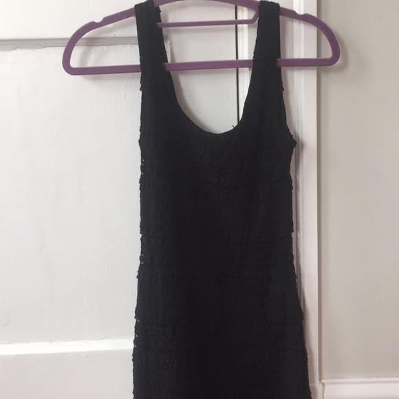 Soprano Dresses & Skirts - Black Lacey formal bodycon tank dress size small Soprano Dresses & Skirts - Black Lacey formal bodycon tank dress size small